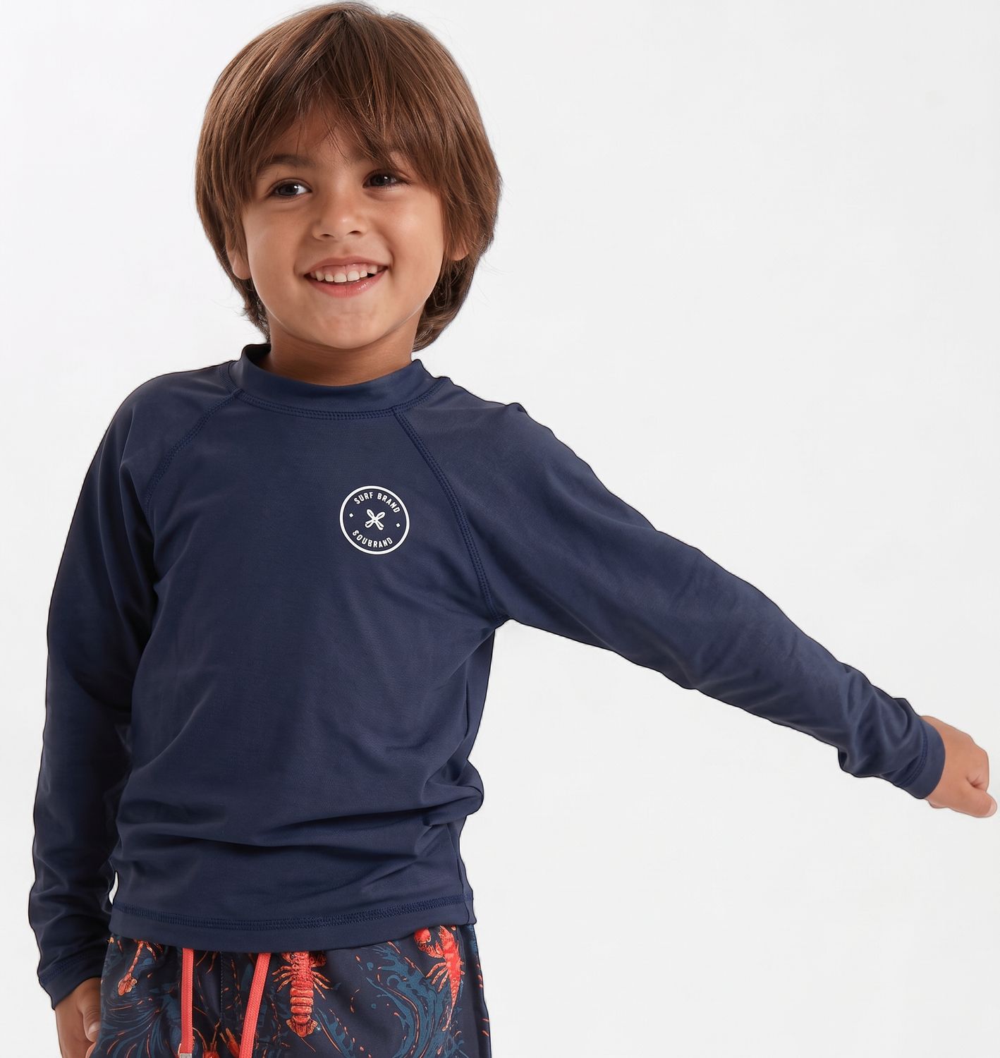 Breazies - Kids Rash Vest - Solid Steel, Size.: 1-2