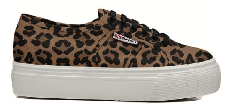 Crick -Superga - 2790 Big Classic Leopard, Colour: Leopard, Size.: UK 4