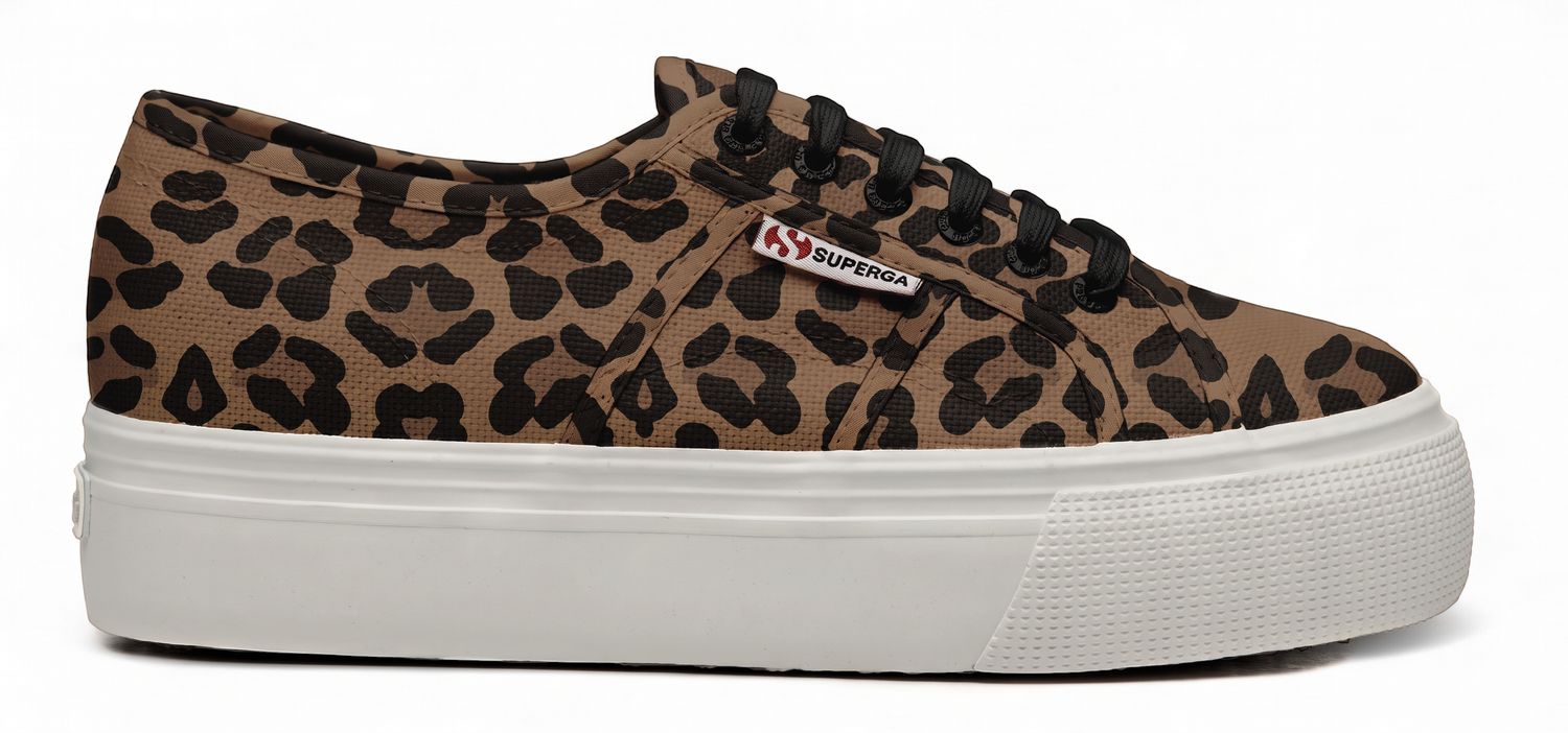 Crick -Superga - 2790 Big Classic Leopard, Colour: Leopard, Size.: UK 4