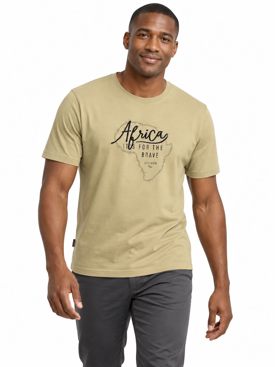 Lizzard - Barbed Wire - Pale Olive Green SAM195, Sizes: Small