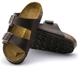 Birkenstock - Arizona - Birko - Flor - Dark Brown - Narrow Fit - 51703