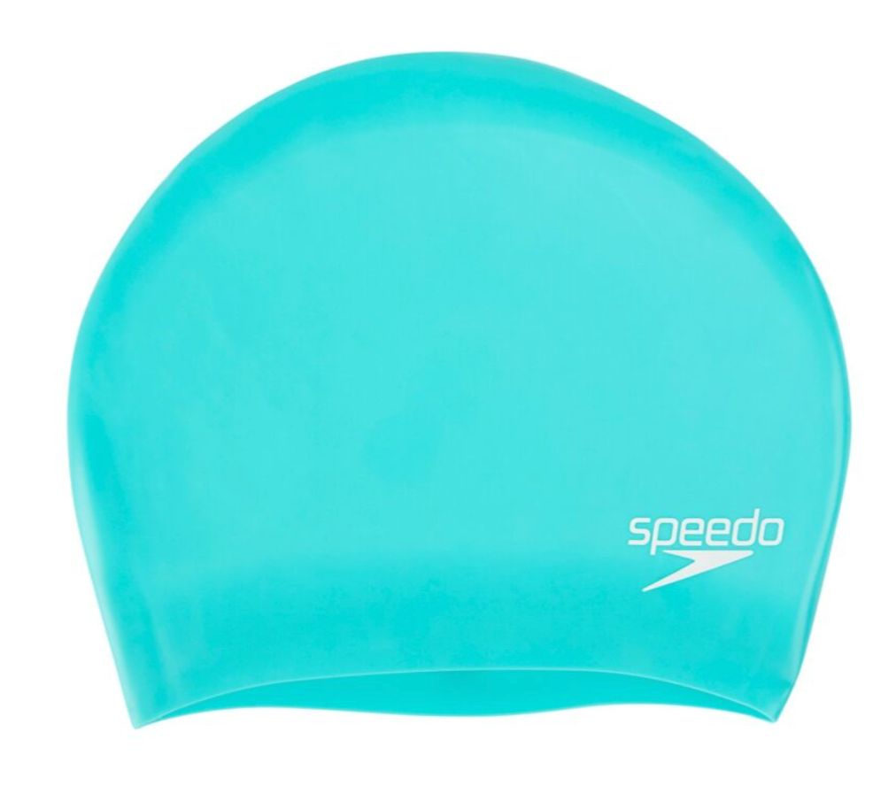 Speedo Plain Long Hair Swim Cap - Spearmint