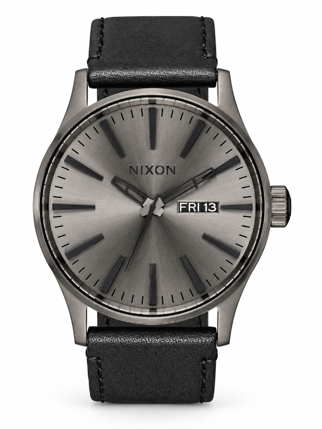 Nixon - Sentry Leather - Gunmetal / black