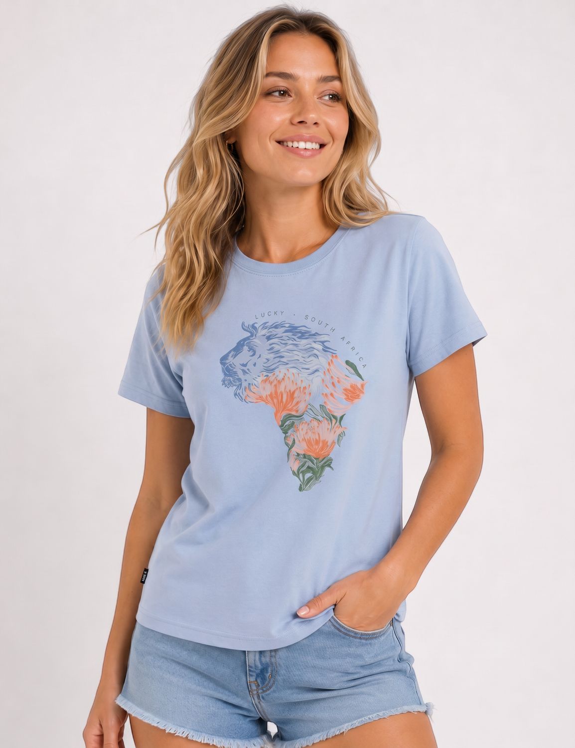 Lizzy - African Breeze 25 - Celestial Blue, Sizes: X-Small
