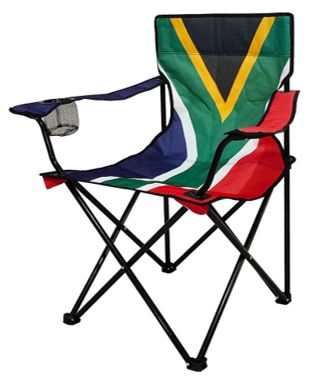 SA Flag Folding Chair, Weight: 120Kg Max