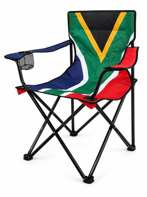 SA Flag Folding Chair