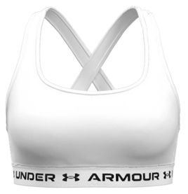 Under Armour - Crossback Mid Bra - White 1361034-100