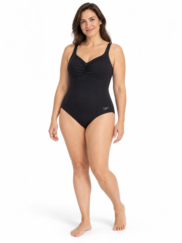 Speedo Ladies Aquanite Shaping Swimsuit - Black