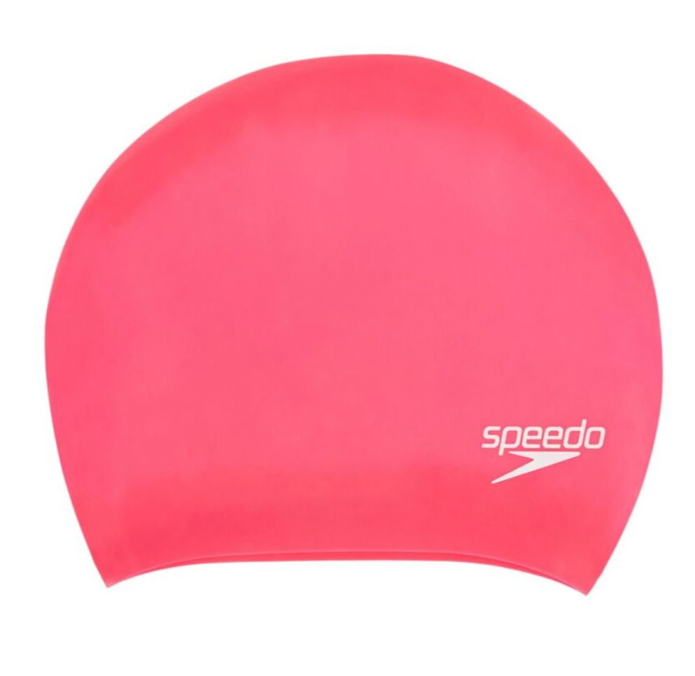 Speedo Plain Long Hair Swim Cap - Ecstatic