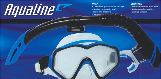 DWS - Aqualine - Pro Dive Combo - 17333 - Blue