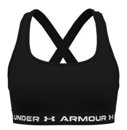 Under Armour - Crossback Mid Bra Black - 1361034-006, Colour: Black, Sizes: X-Small