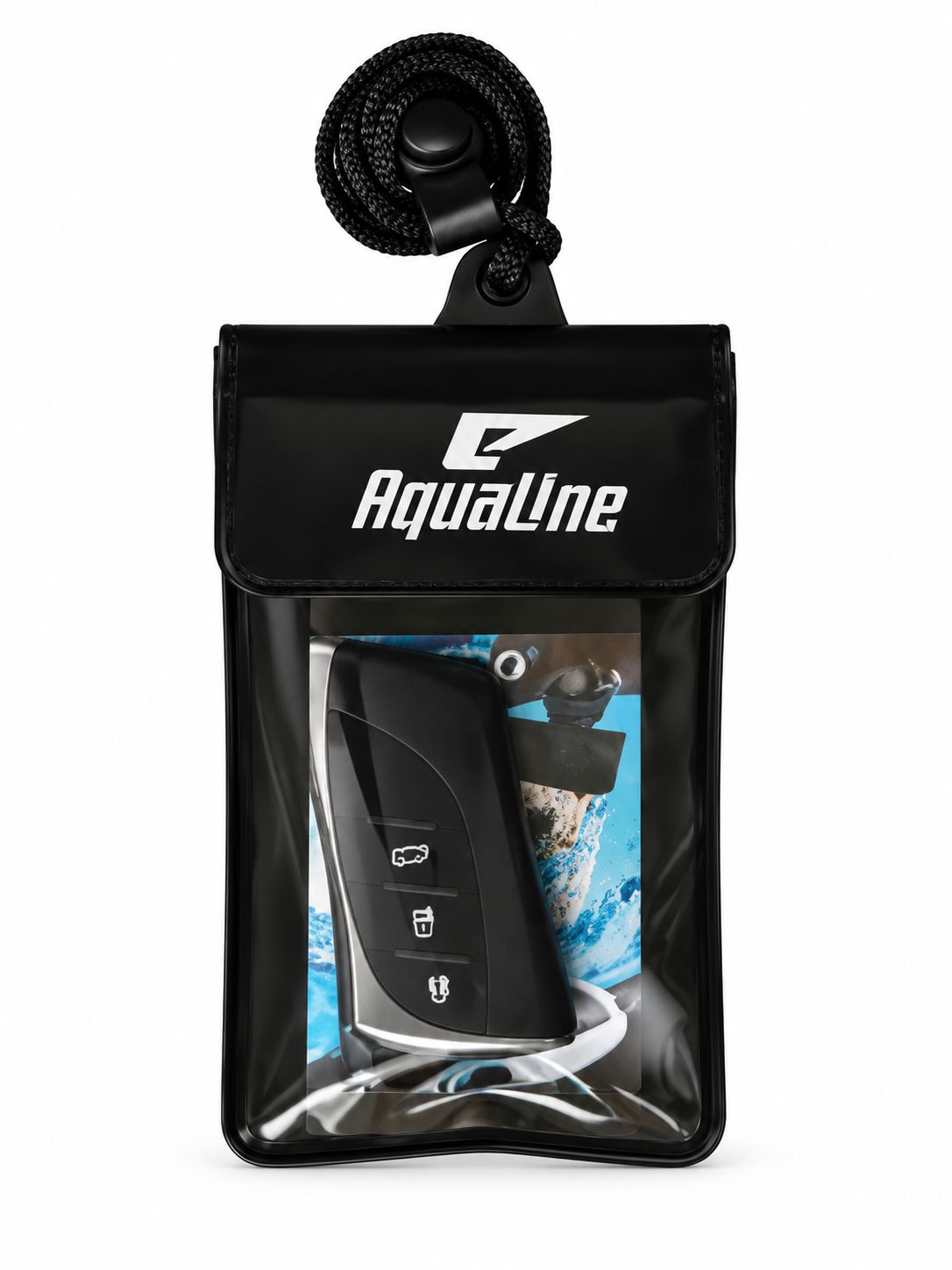 Aqua - Waterproof Key Pouch - 3 colour options, Colour: Black