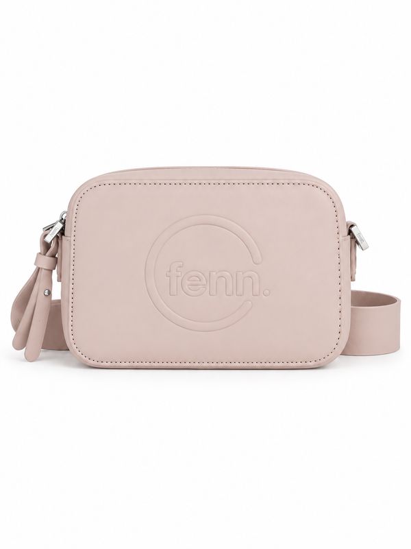 Fenn Collection - Crossbody - Pastel Pink / Silver Strap/Silver Zip - 018-031