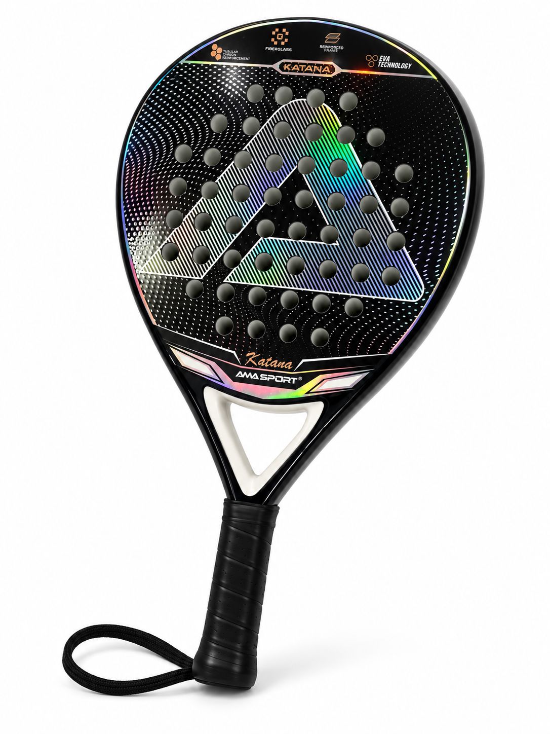 Wilson - Ama Sport Katana Junior Padel Racket, Colour: Black