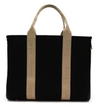 Fenn Collection - Maxi Canvas Bag Black/Toffee - 013