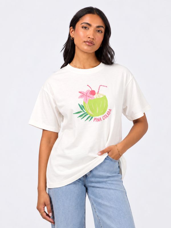 AAE - Pina Colada Relaxed Tee - Vintage White