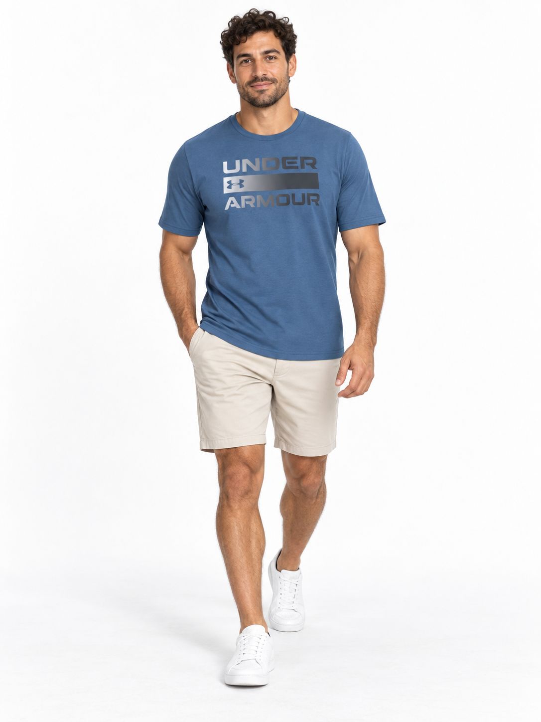 Under Armour - Tees - UA Team Issue Wordmark SS - 1329582- 402, Sizes: XS