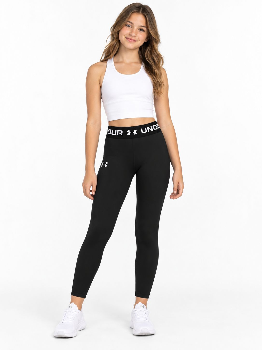 Under Armour - Armour Legging Youth - 1373954-001, Colour: Black, Sizes: Y-S