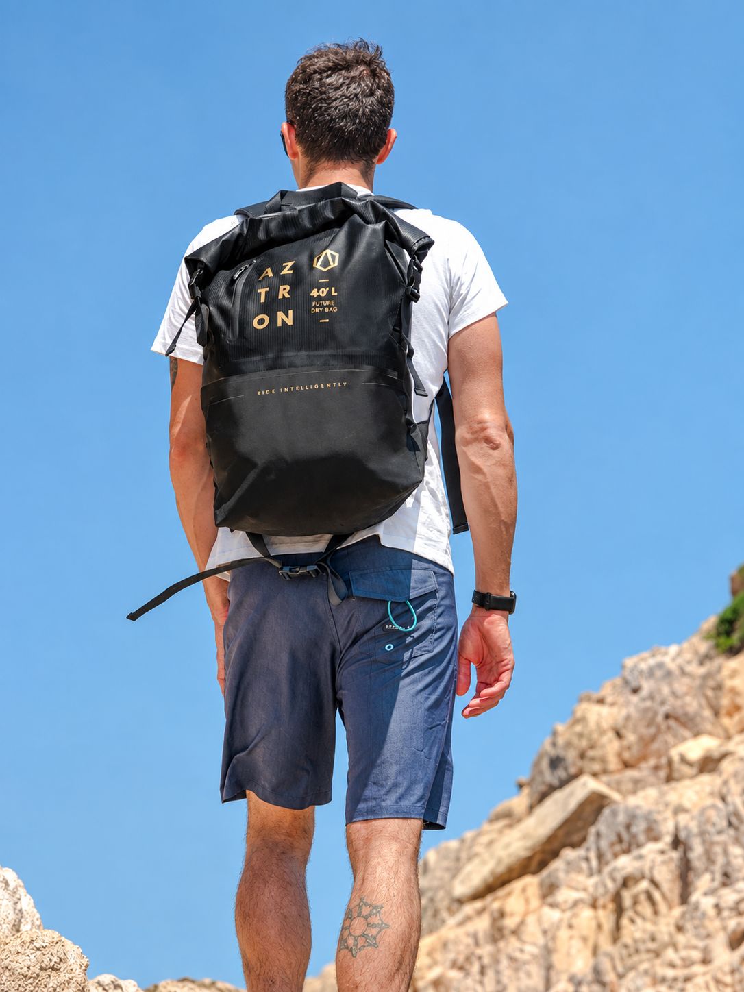Aztron - Backpack Dry Bag  40L - AC-BD024, Colour: Black