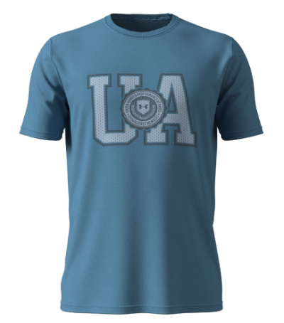 Under Armour - Tees - UA College Crest Logo SS - 6005611-402, Sizes: XS