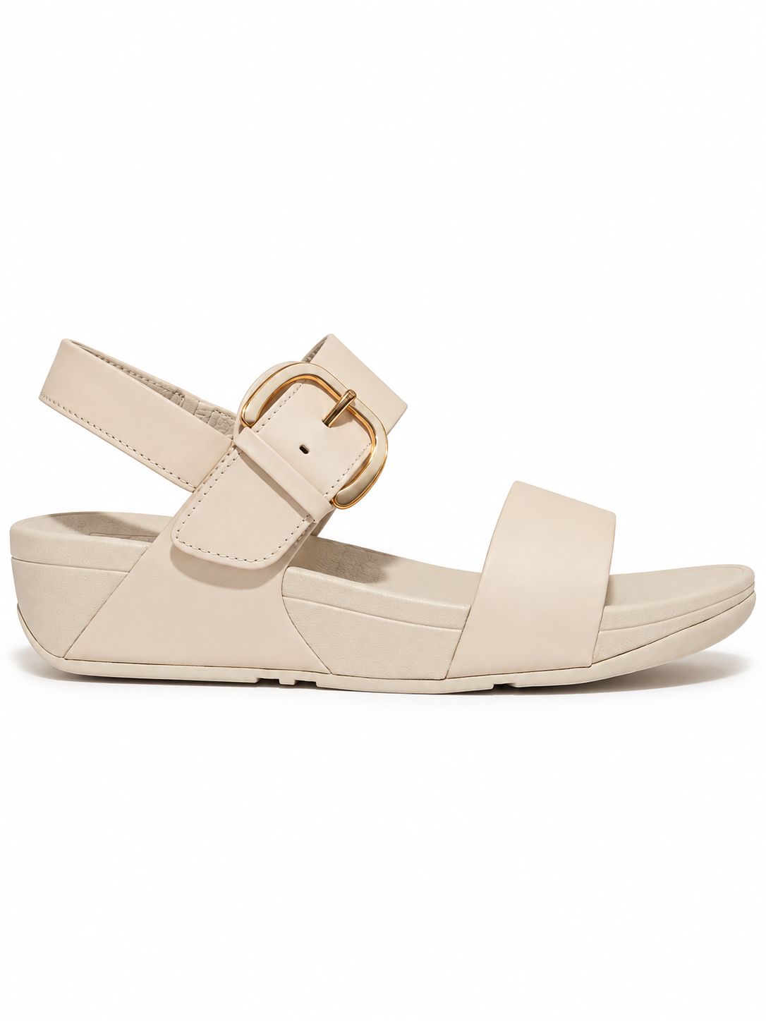 Fitflop -﻿ Lulu Resin-Buckle Leather Back-Strap Sandals, Size.: 3UK