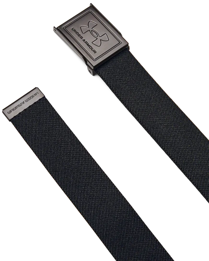 Under Armour - Mens Webbing Belt 1383935-001, Colour: Black