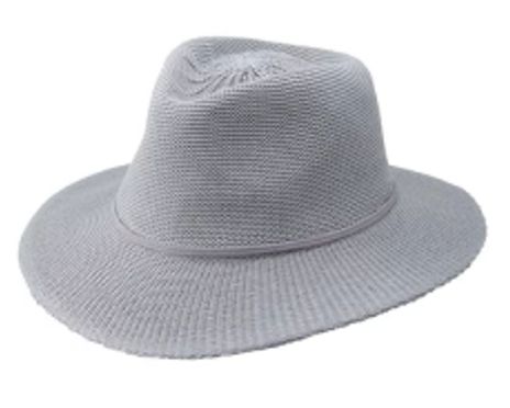 Emthunzini - Gilly Fedora, Colour: Light Grey, Size.: 58"