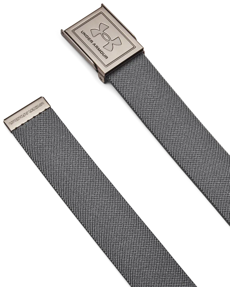 Under Armour - Mens Webbing Belt 1383935-025, Colour: Slate Grey