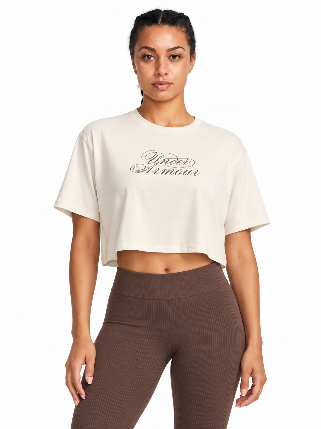 Under Armour - ScriptHeart -Summit White, Size.: X-Small