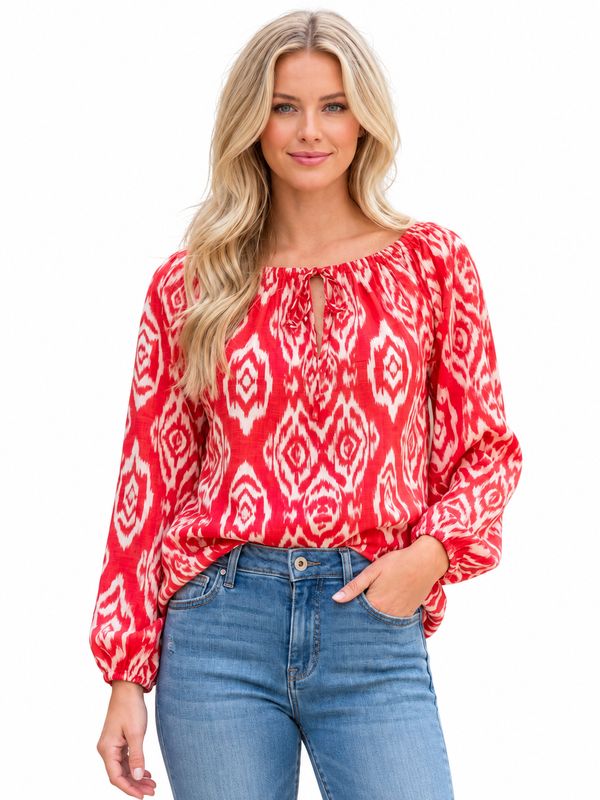 Jo Silva Gypsey Top with Elasticated Top and Tye