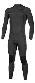 O'Neill - Wetsuit Youth Ninja 3/2MM CZ Full - 5475W22, Colour: Black/Ultra/DayGlo, Sizes: Size 8