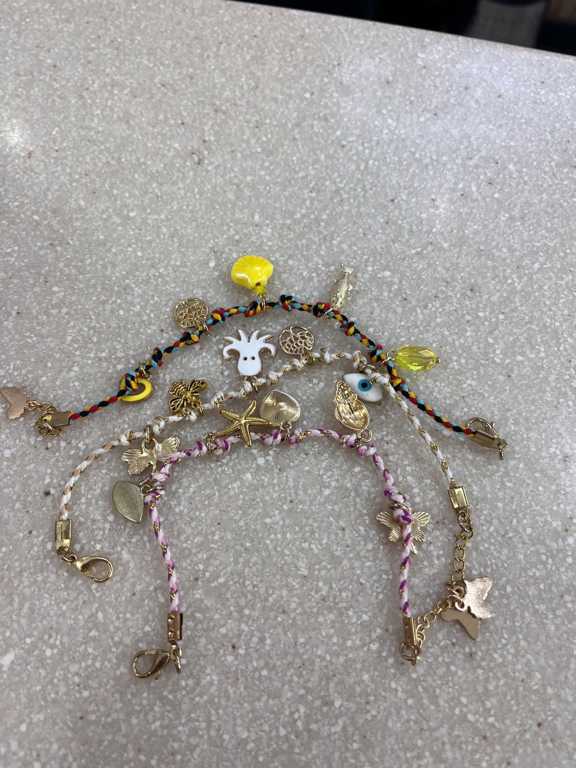 V-Crafted Jewellery - Cord Charm Bracelet/ Assorted