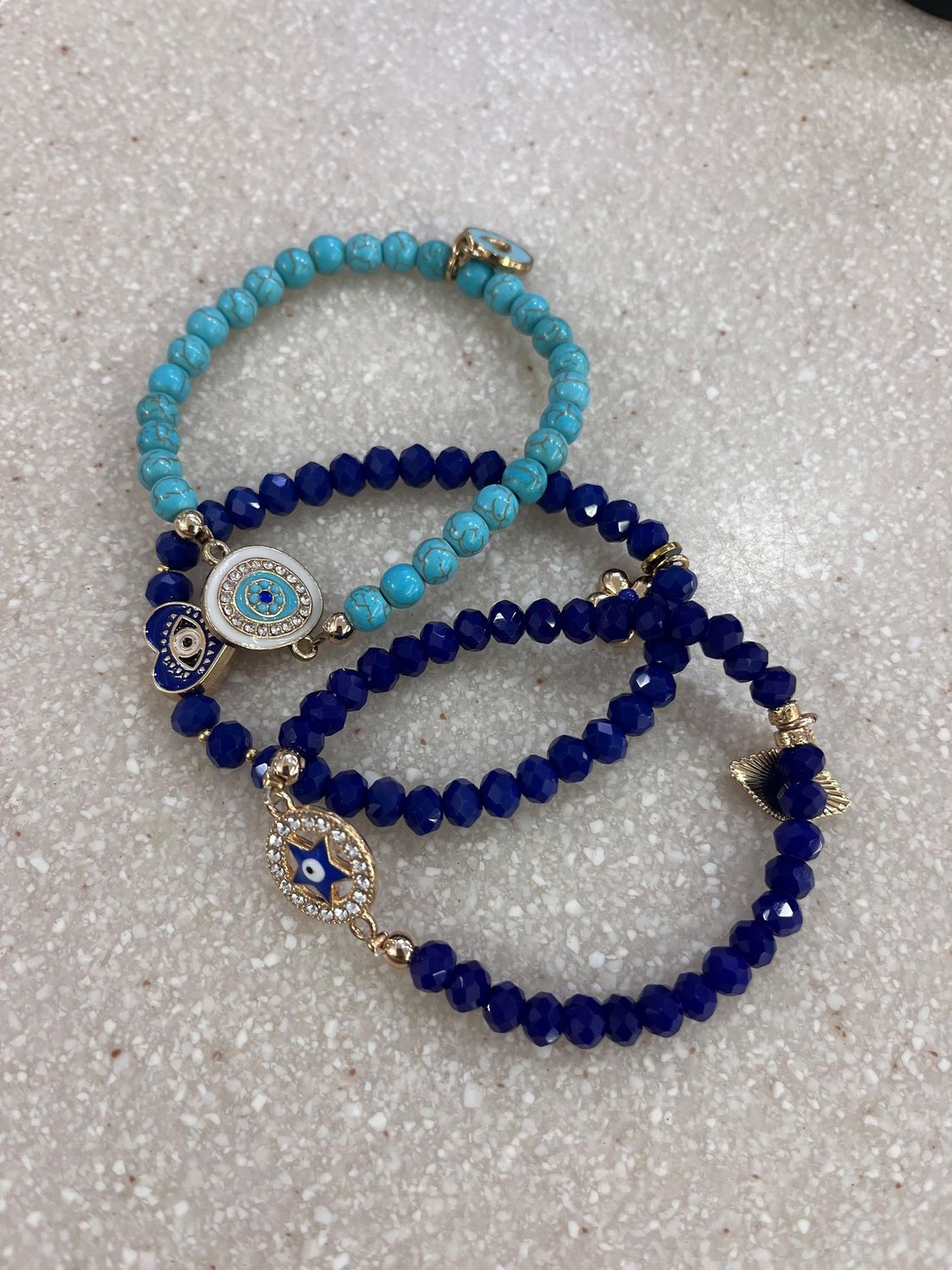 V-Crafted Jewellery - Evil Eye Bracelet /Assorted- 6mm
