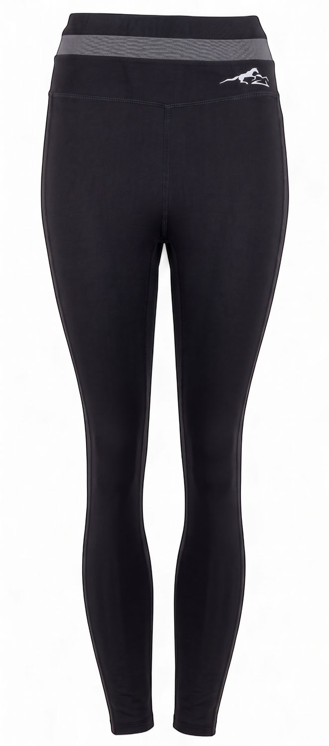First Ascent - Ladies Pulse Solid Tights - Black Melange, Sizes: Small