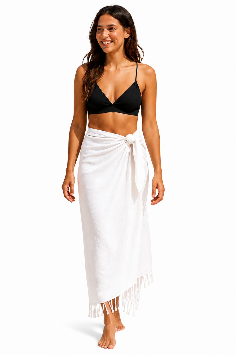 Indoblu - SRG - Sarong Plain - White