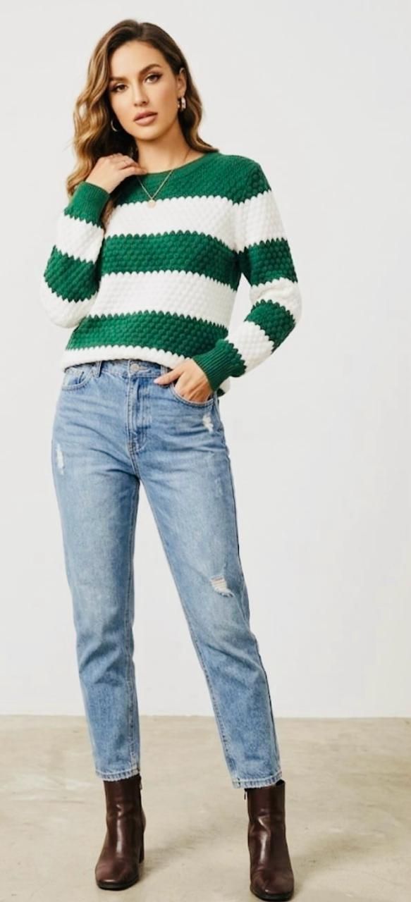 Stella Morgan - KP518961 Striped Navy, Size.: 8