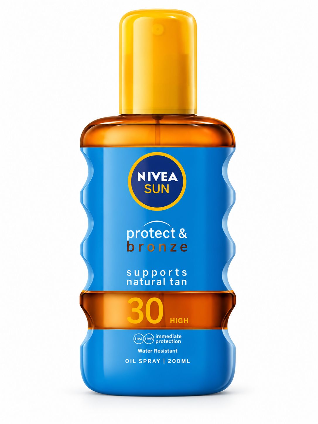 NIVEA SUN Protect &amp; Bronze Sun Oil Spray SPF30 Sunscreen, 200ml