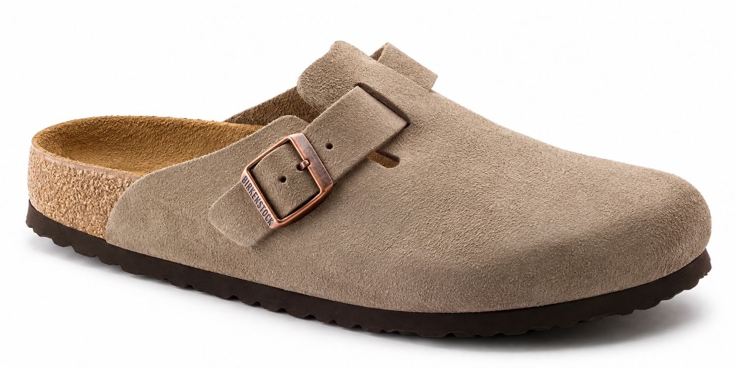 Birkenstock - *Boston Suede - Taupe SS26, Sizes: 38N