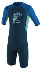 O'Neill - Wetsuit Toddler Reactor S/S - 4867W23, Colour: Slate/Lightaqua / Ocean, Sizes: Size 2