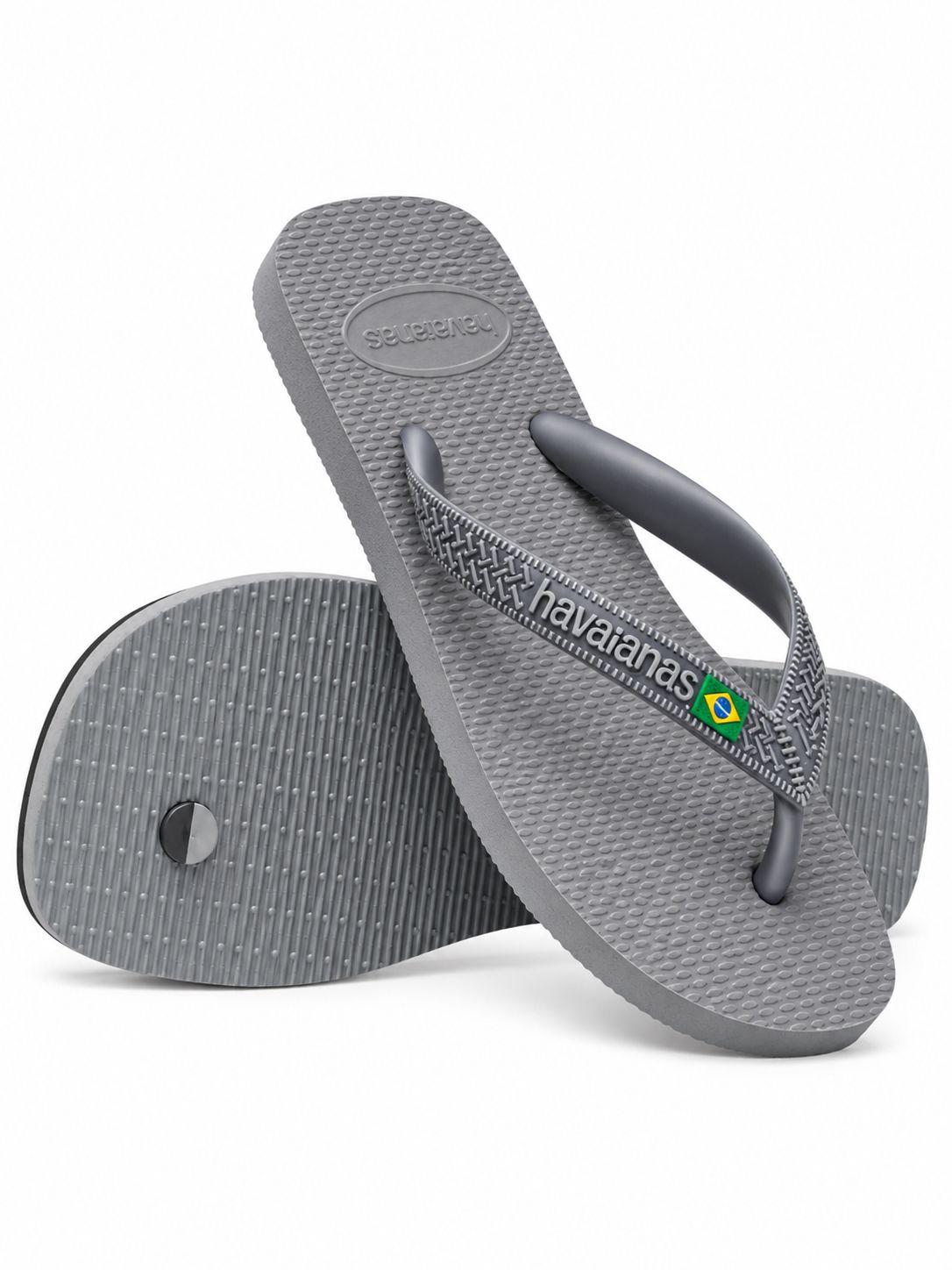 Havaianas - Mens - Brasil - Steel Grey., Sizes: M39/40