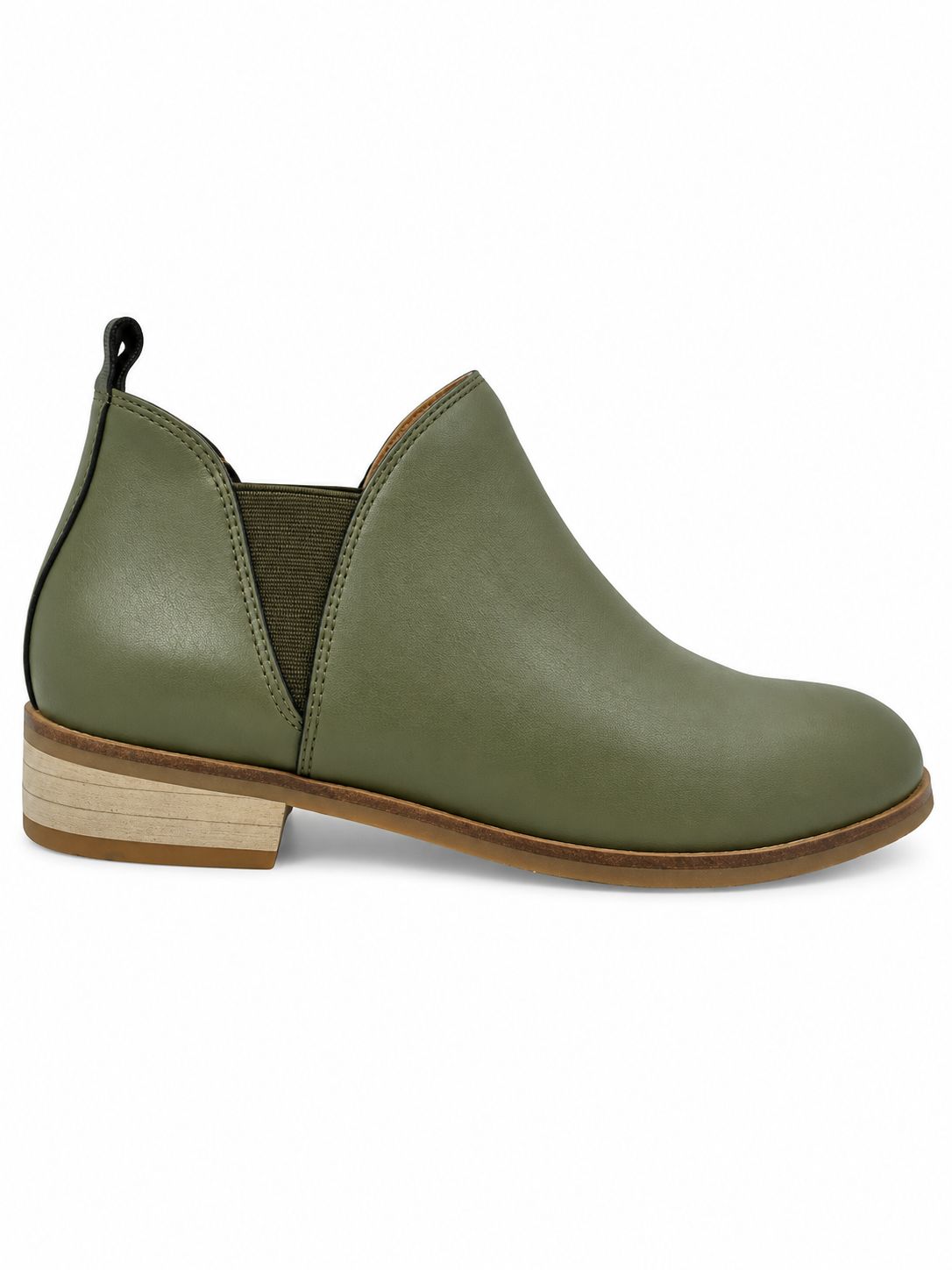 Julz - Aria -Olive Leather, Size.: UK 4 (37)