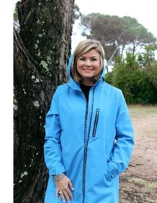 Julz - Storm -Cloudy Blue Jacket