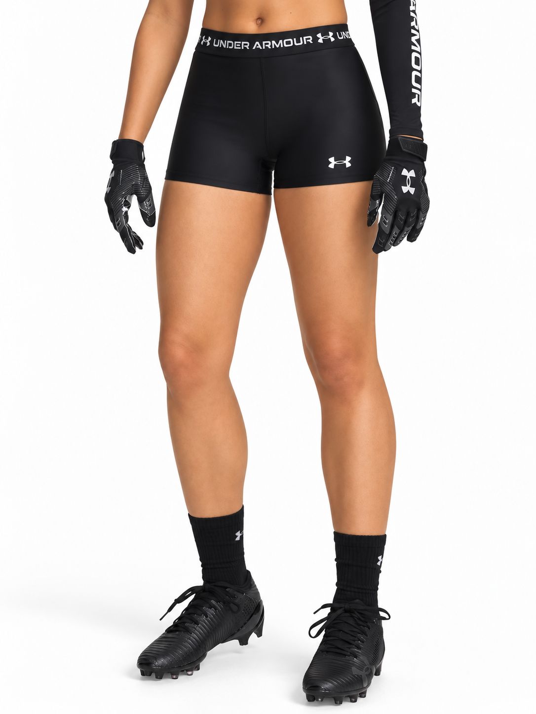 Under Armour - HeatGear Shorty -Black, Size.: X-Small