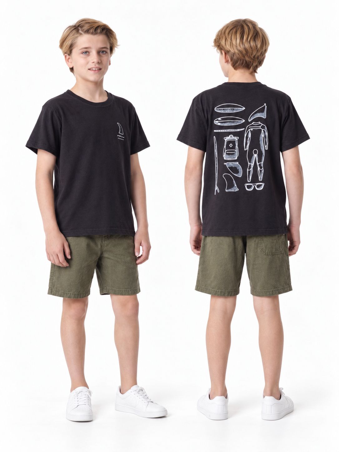 O'Neill - Boys Essentials Tee - Black - PSY2576, Sizes: 5/6years