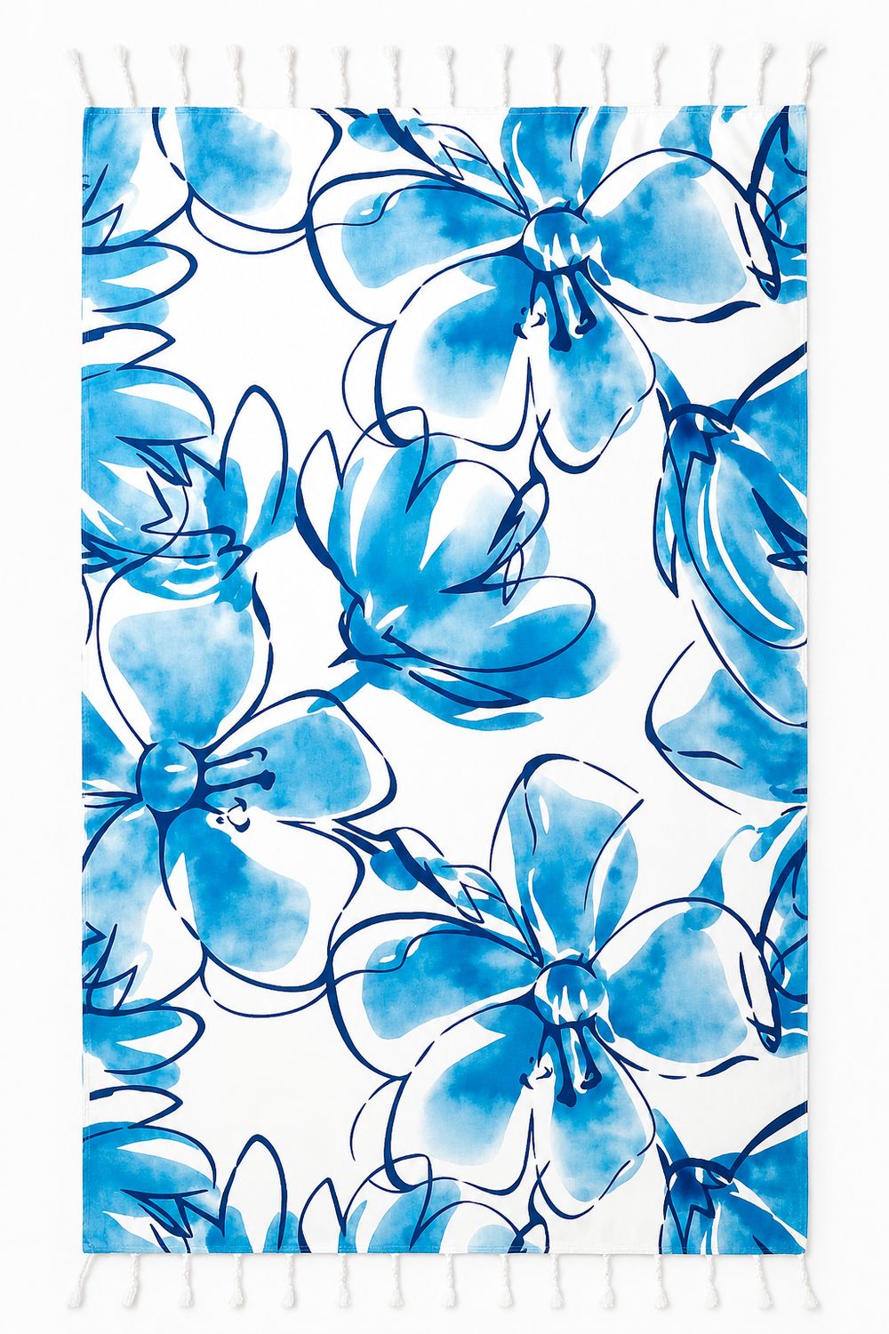 Indoblu - SRG - Sarong - Floral Blue