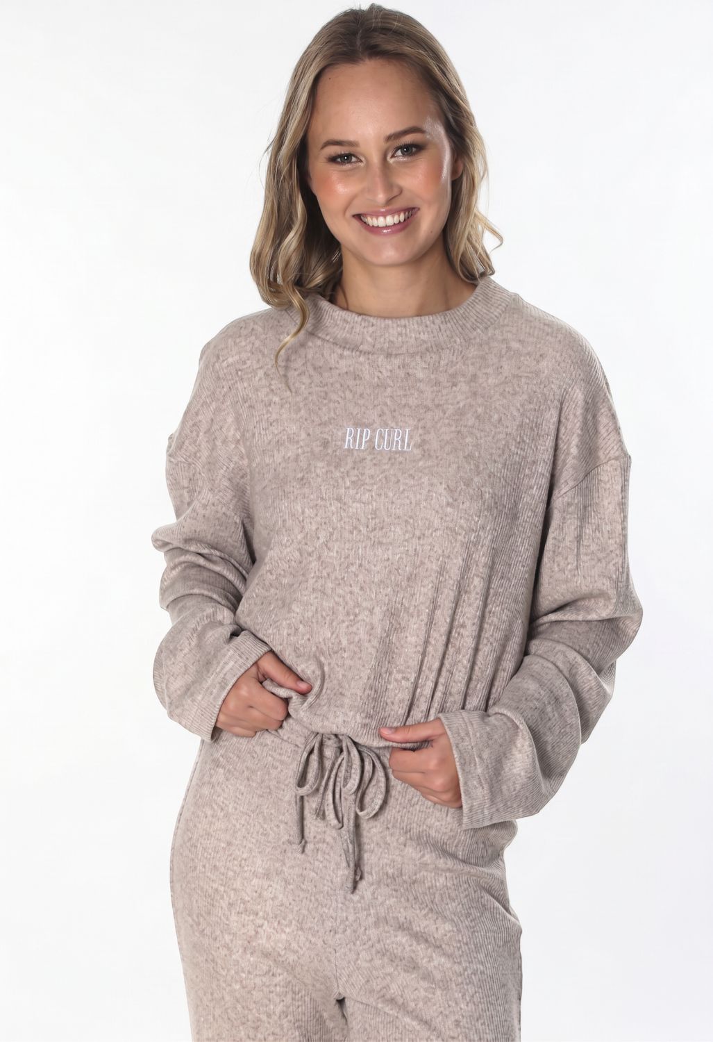 Rip Curl - Seaside Cosy L/S Top - Oatmeal, Sizes: XS