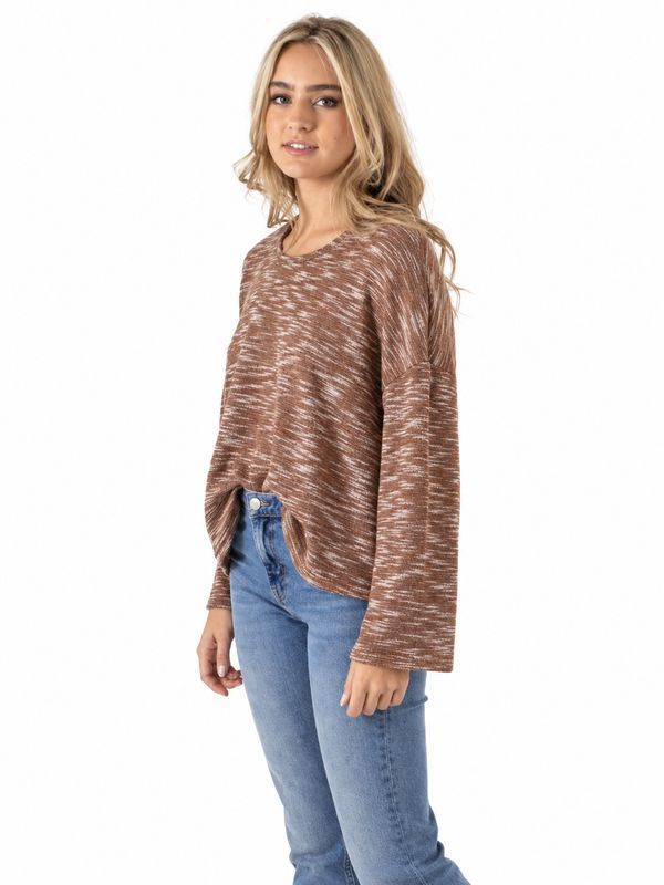 O'Neill - Baliley Jersey L/S Top - Brown/White - PSL3194