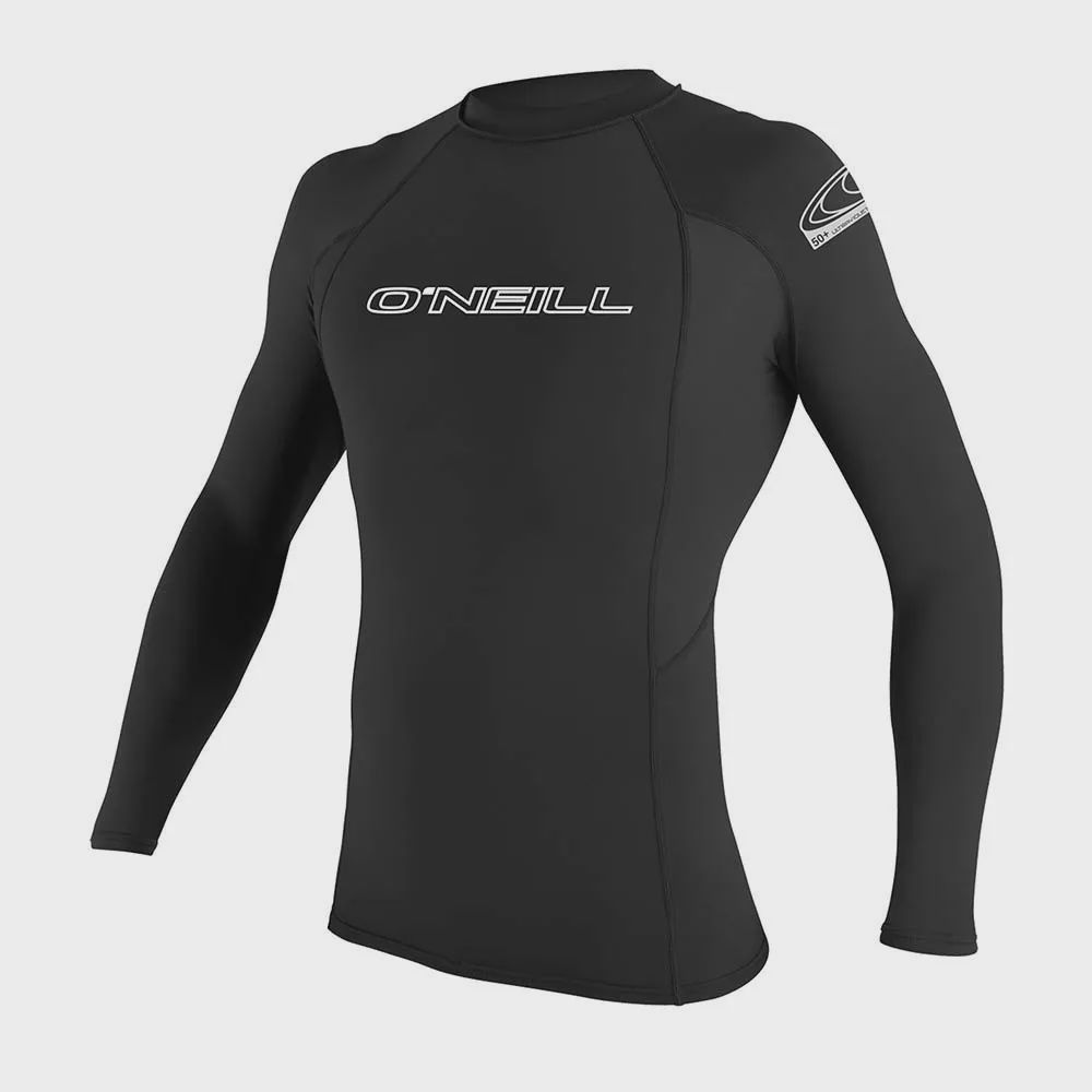O'Neill - Mens Basic Skin L/S Rash Vest - 3342, Colour: Black, Sizes: Small