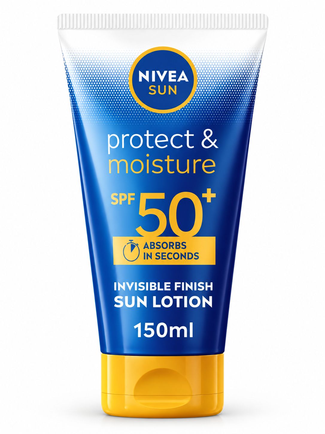 NIVEA Protect and Moisture Invisible Finish SPF 50+ Sun Lotion 150 ml