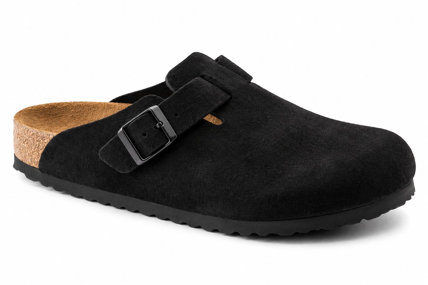 Birkenstock - *Boston Suede - Black SS26, Sizes: 41R